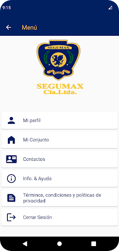 Android application Segumax screenshort