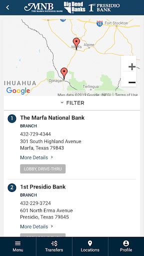 Big Bend Banks Screen 3