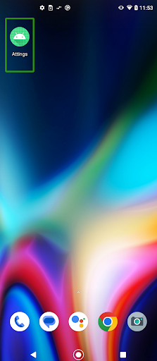 Android application Attings screenshort