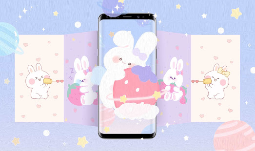かわいいウサギのライブ壁紙 Iphone Android ゲーム どっち Tibigame Net