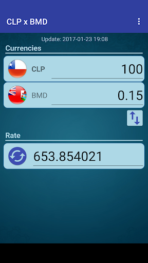 Android application Chile Peso x Bermudian Dollar screenshort