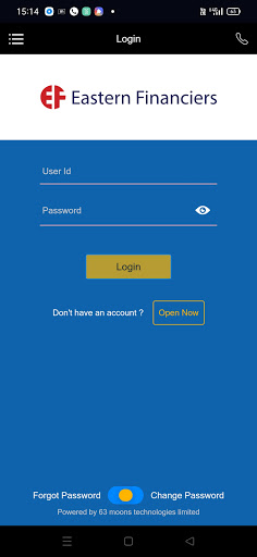 Android application EF TRADE screenshort