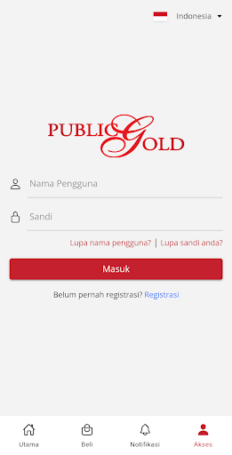 Public Gold Indonesia Screen 3