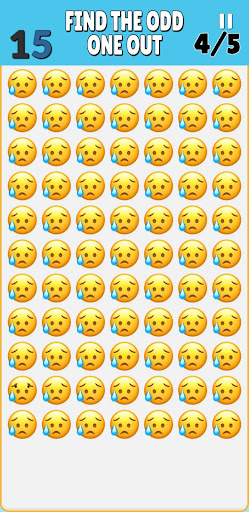 Find The Odd One Emoji Puzzle Screen 3