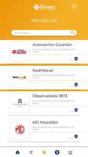 Petroil Connect Screen 2
