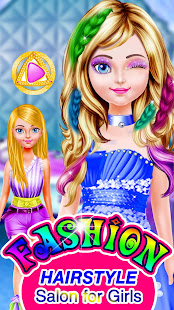 Fashion Hair Style Girls - hairdressing games 1.0.1 screenshots 1
