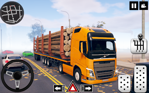 Log Transporter Truck Driving : Truck Games 2021 screenshots 17