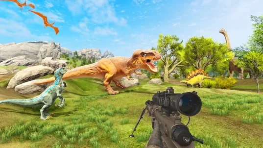 Real Dinosaur Hunting Game 3D
