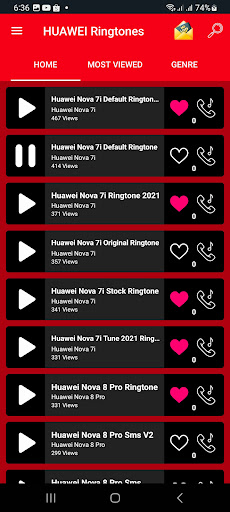 All HUAWEI Mobile Ringtones Screenshot 4 - AppWisp.com