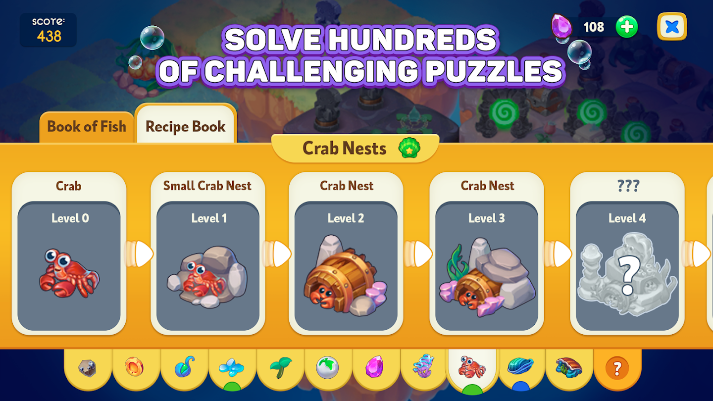 Sea Merge! Fish Aquarium Game & Ocean Puzzle (Mod Money)