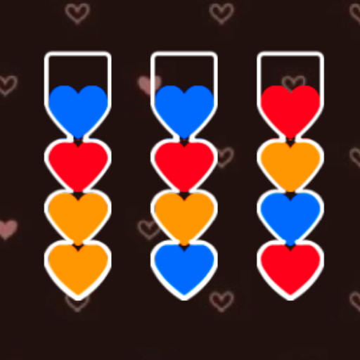 Sort hearts Puzzle: Color Game  Icon