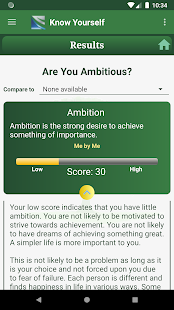 Know Yourself Personality Test Screenshot