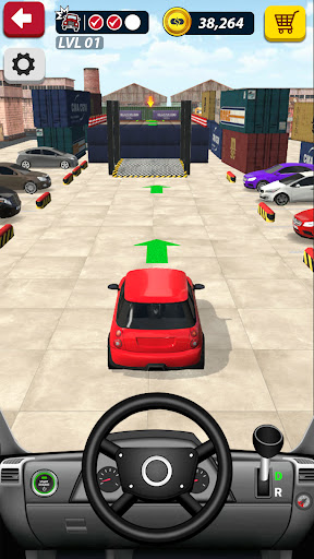 Android application Steer & Park Car Challenge screenshort
