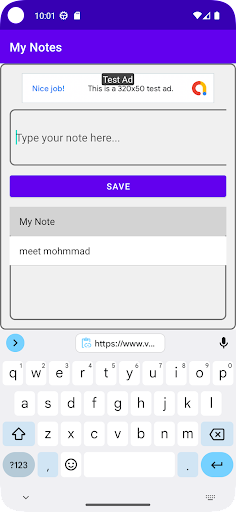 ملاحظاتي Screen 2