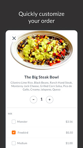 Freebirds World Burrito screenshot 1