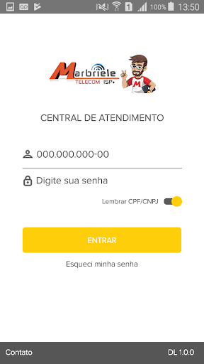 Android application Marbriele Telecom screenshort