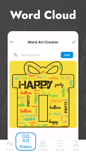 Word Art Creator - Word Cloud Screenshot 3 - AppWisp.com
