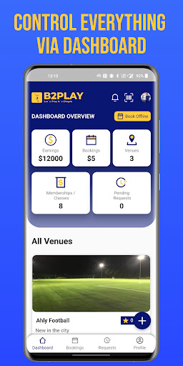 B2Play Business Screen 2
