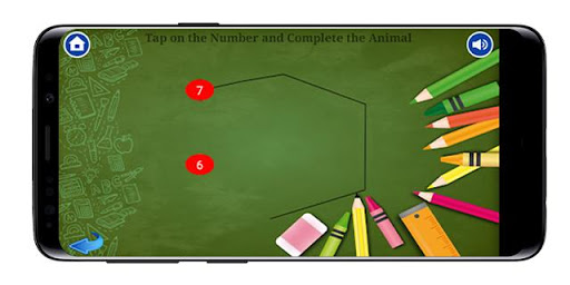 Connect Dots Picture Game for