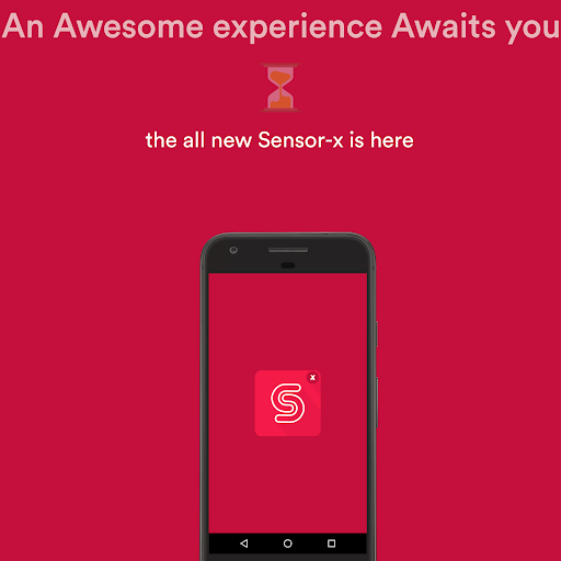 Android application Sensor Tester || TEST, DIAGNOS screenshort