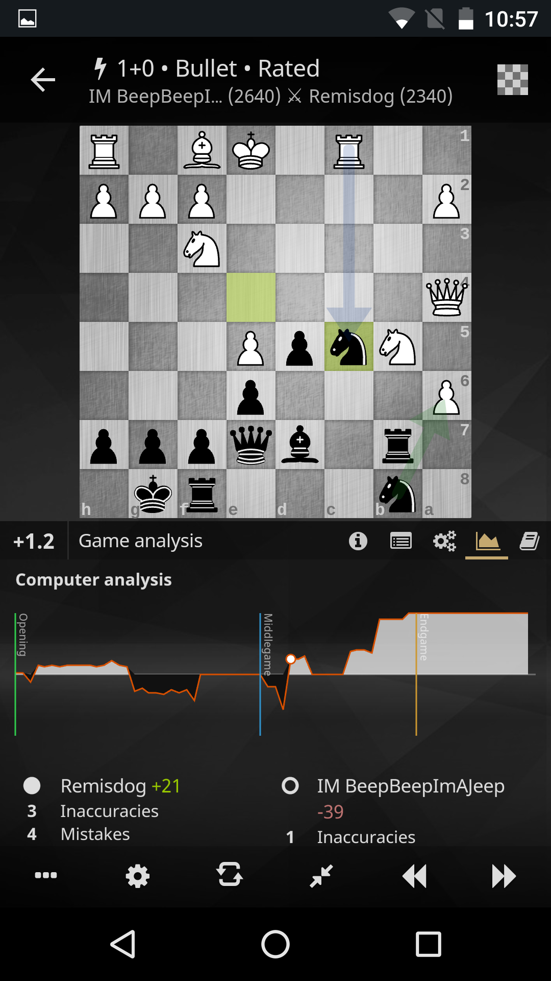 Android application lichess • Free Online Chess screenshort