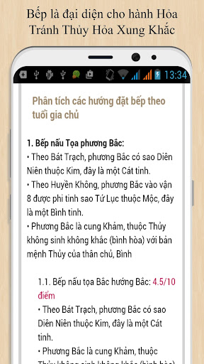PHONG THỦY PHÒNG BẾP