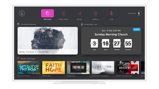 Kingdom Revival Church TV Screen 2
