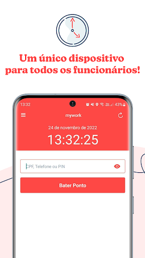 Android application Mywork: Coletivo screenshort