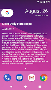Horoscope Widget