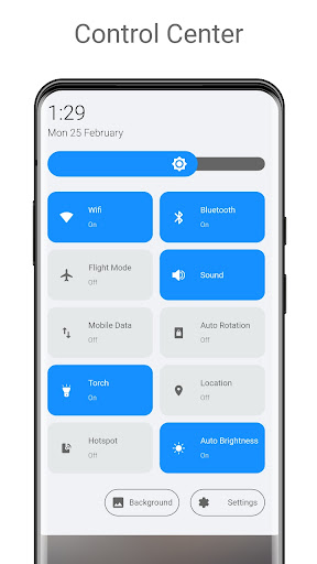 Control Center Android 12 Styl Screenshot 4 - AppWisp.com