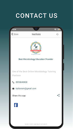 Android application AM Educare screenshort