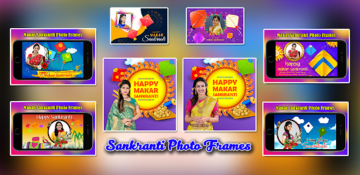 Android application Sankrati Photo Frames 2024 screenshort