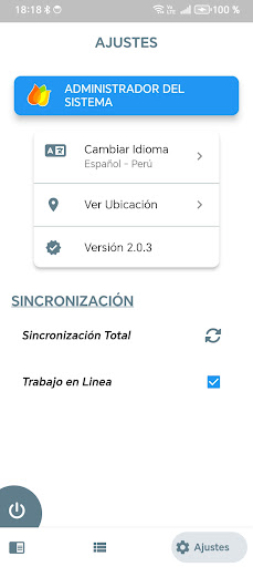 App screenshot