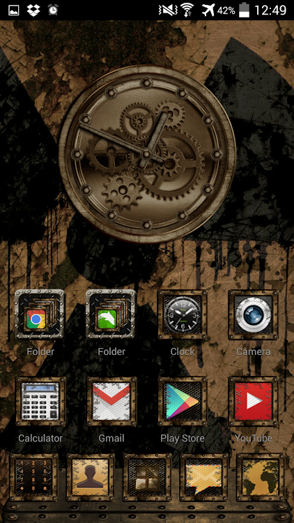 Next Launcher 3D Grunge Theme - 1.0 - (Android)