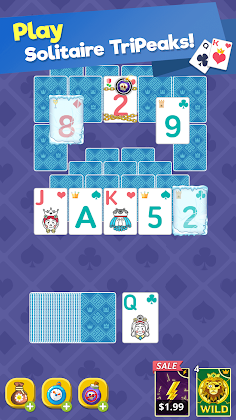 Theme Solitaire Tripeaks Tri T - Screenshot 3