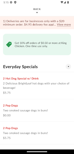 King Chicken Drive In Screen 3
