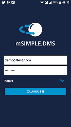 Android application mDokumenty screenshort