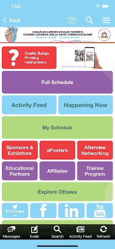 Canadian Cardio Congress Screen 3