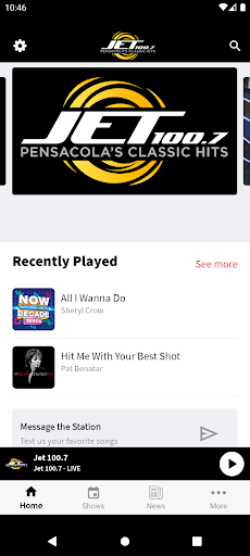 Jet 100.7 Screenshot 1 - AppWisp.com