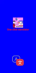 One click language translator
