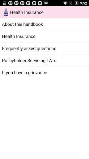 Handbook on Health Insurance Screen 2