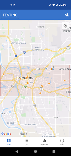 Android application Organizer Canvassing screenshort
