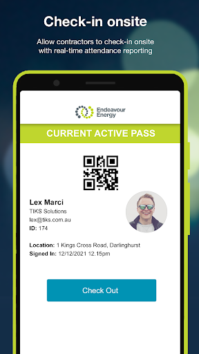 Android application EE Visitor screenshort