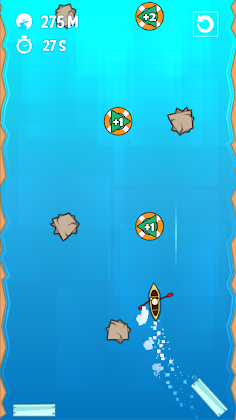KayaKING: Paddle your kayak to - Screenshot 4