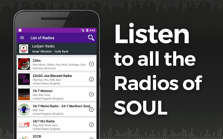 Soul Music Radio - 2 - (Android)