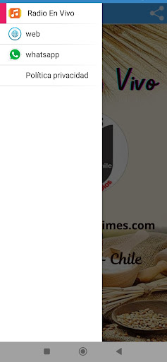 Android application Radio Unánimes Llanquihue screenshort