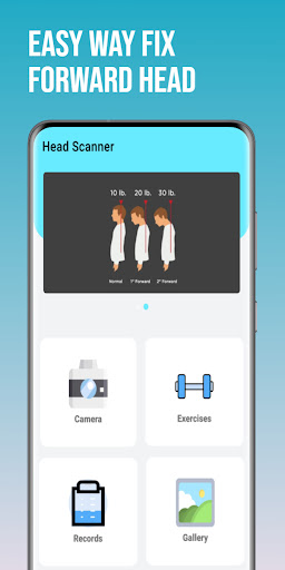 Android application Forward Head Correction screenshort