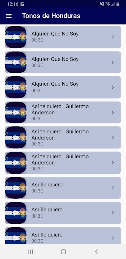 Ringtones of Honduras Screenshot 2 - AppWisp.com