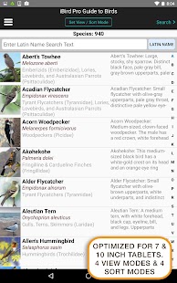 iBird Pro Birds North America Capture d'écran