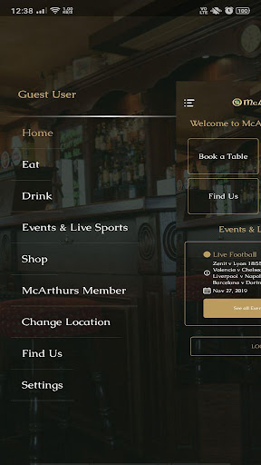 McArthurs Pub Screen 2